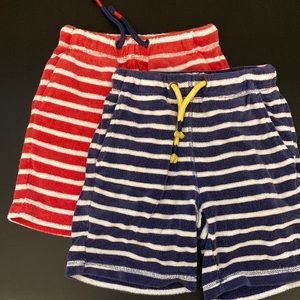 Lot of 2 Mini Boden TerryclothbShorts Size 5Y